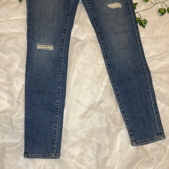 LOFT BY ANN TAYLOR • MODERN SKINNY JEAN • SIZE 2 • NEW WITHOUT TAGS • DARK WASH - Picture 6 of 12